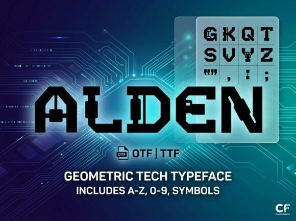 Alden: The Decorative Display Font for Bold Creatives