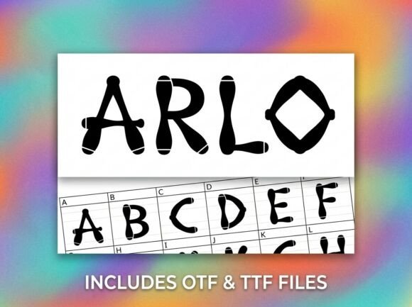 Arlo: A Decorative Display Font for Bold Visual Impact
