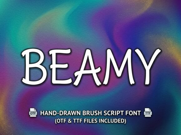 Beamy: The Decorative Display Font for High-Impact Visuals