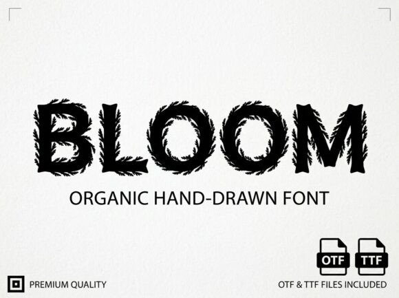 Bloom: The Avant-Garde Display Font for Unforgettable Designs