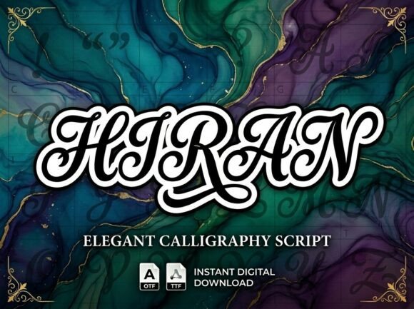Hiran: The Bold Display Font for High-Impact Design