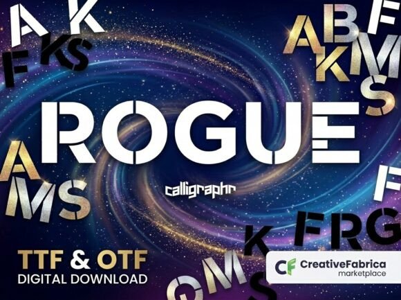 Rogue: The Sci-Fi Display Font for Modern Design
