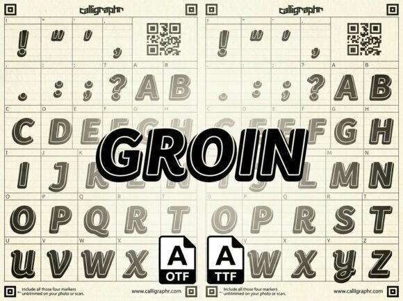 The Groin Font: A Bold Choice for Visual Impact